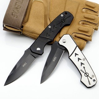 มีดพับ มีดพับพกพา folding knife15CM มีดอเนกประสงค์ มีดพับกลางแจ้ง มีดพับสแตนเลส camping knife