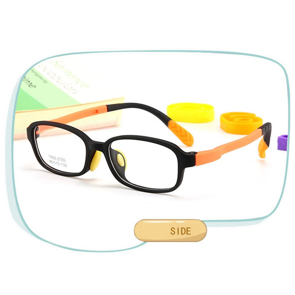 korea-แว่นตาแฟชั่นเด็ก-แว่นตาเด็ก-รุ่น-2100-c-6-สีส้ม-ขาข้อต่อ-วัสดุ-tr-90-สำหรับตัดเลนส์-เบาสวมไส่สบาย