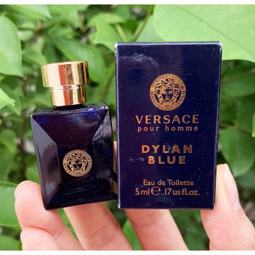 น้ำหอมจิ๋ว มินิ Versace Dylan Blue edt 5ml หัวแต้ม น้ำหอมแท้100