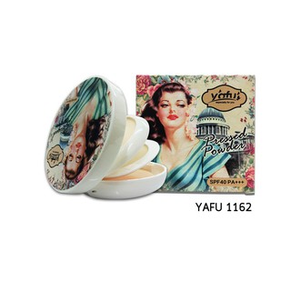 แป้งยาฟูฟอลรอล ไวท์เทนนิ่ง ฟลอเลส พาวเดอร์ ฟาวเดชั่น yafu 1162 Floral Whitening Flawless Powder Foundation SPF40 PA+++