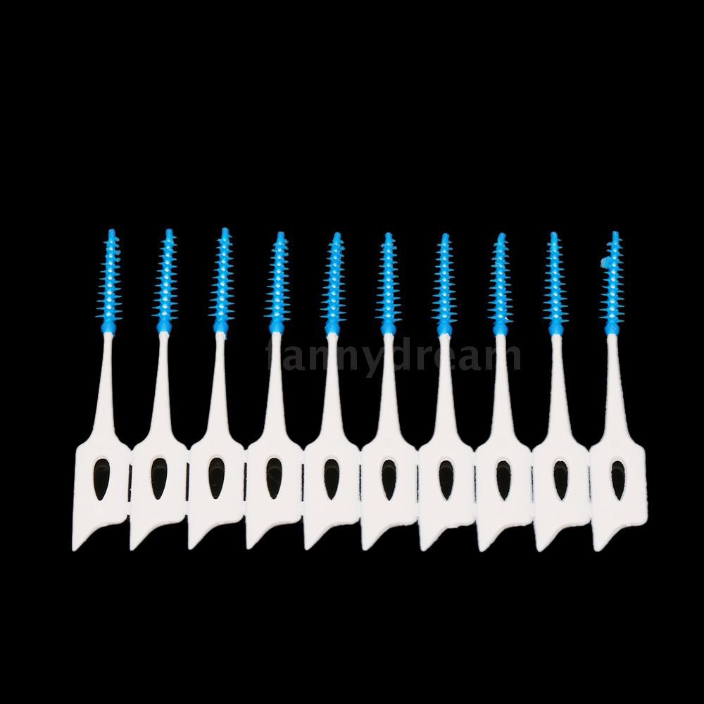 อุปกรณ์ทันตกรรม-แปรงซอกฟัน-interdental-brush-40-ชิ้น