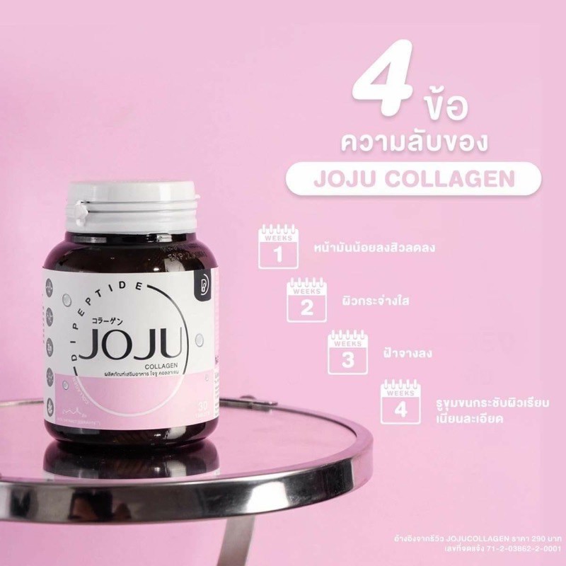 ภาพสินค้าโจจู JOJU Collagen โจจู แพคเกจใหม่ ลอตใหม่ 30 เม็ด จากร้าน bestprincemall บน Shopee ภาพที่ 3
