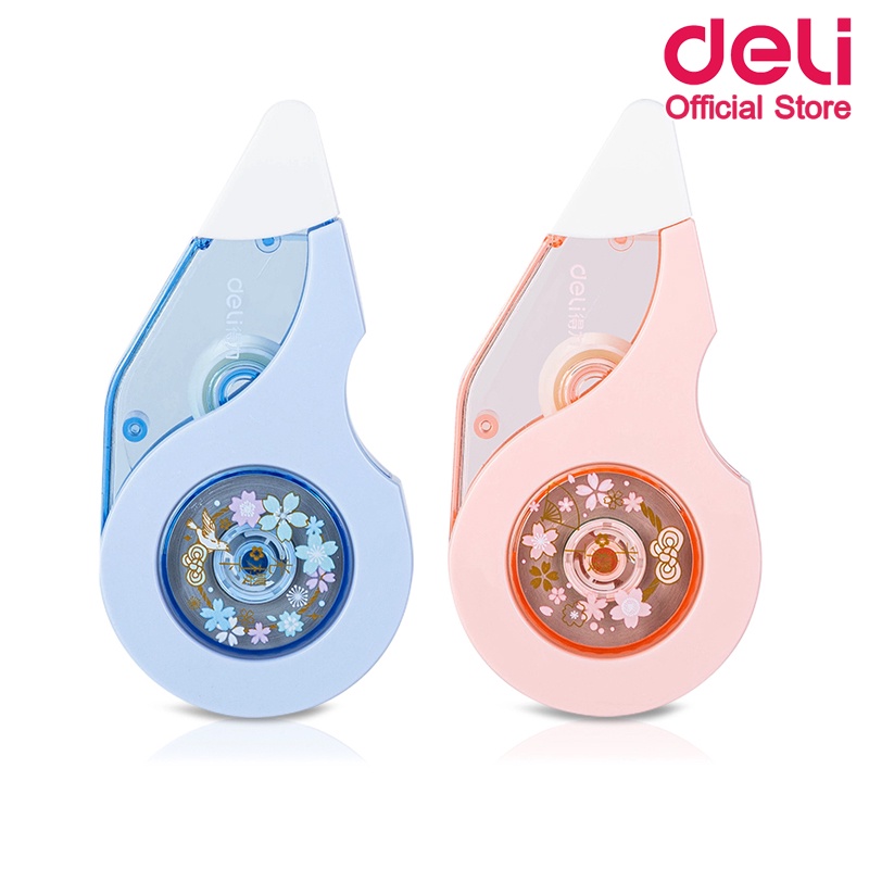 ราคาและรีวิวDeli 71546 Correction Tape เทปลบคำผิด ยาว 12M (คละสี 1 ชิ้น) เทปลบแบบพกพา เทปลบแฟนซี เทปลบ เครื่องเขียน อุปกรณ์การเรียน