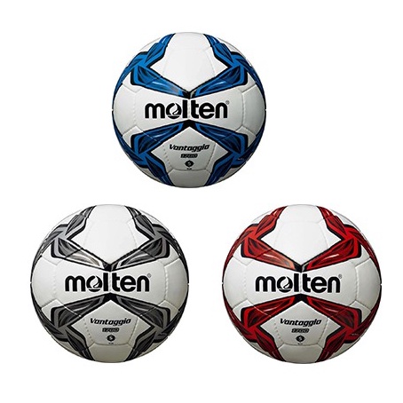 ภาพหน้าปกสินค้าMOLTEN Collections ลูกฟุตบอลหนังเย็บ Football HS-PVC pk F5V1700 (730) แถมฟรี ตาข่ายใส่ลูกบอล+เข็มสูบ จากร้าน sportlandwear บน Shopee