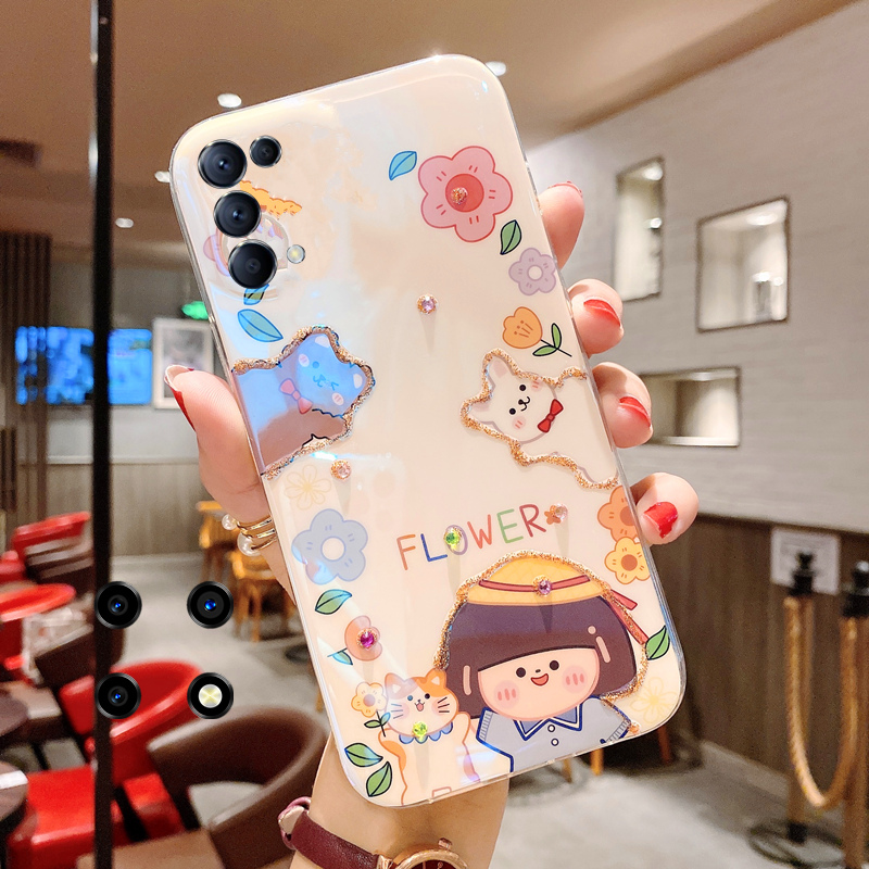 2022-new-casing-เคส-oppo-reno7-pro-reno6-6-pro-reno6-z-5g-reno5-pro-5g-phone-case-blu-ray-flash-diamond-protective-soft-case-เคสโทรศัพท