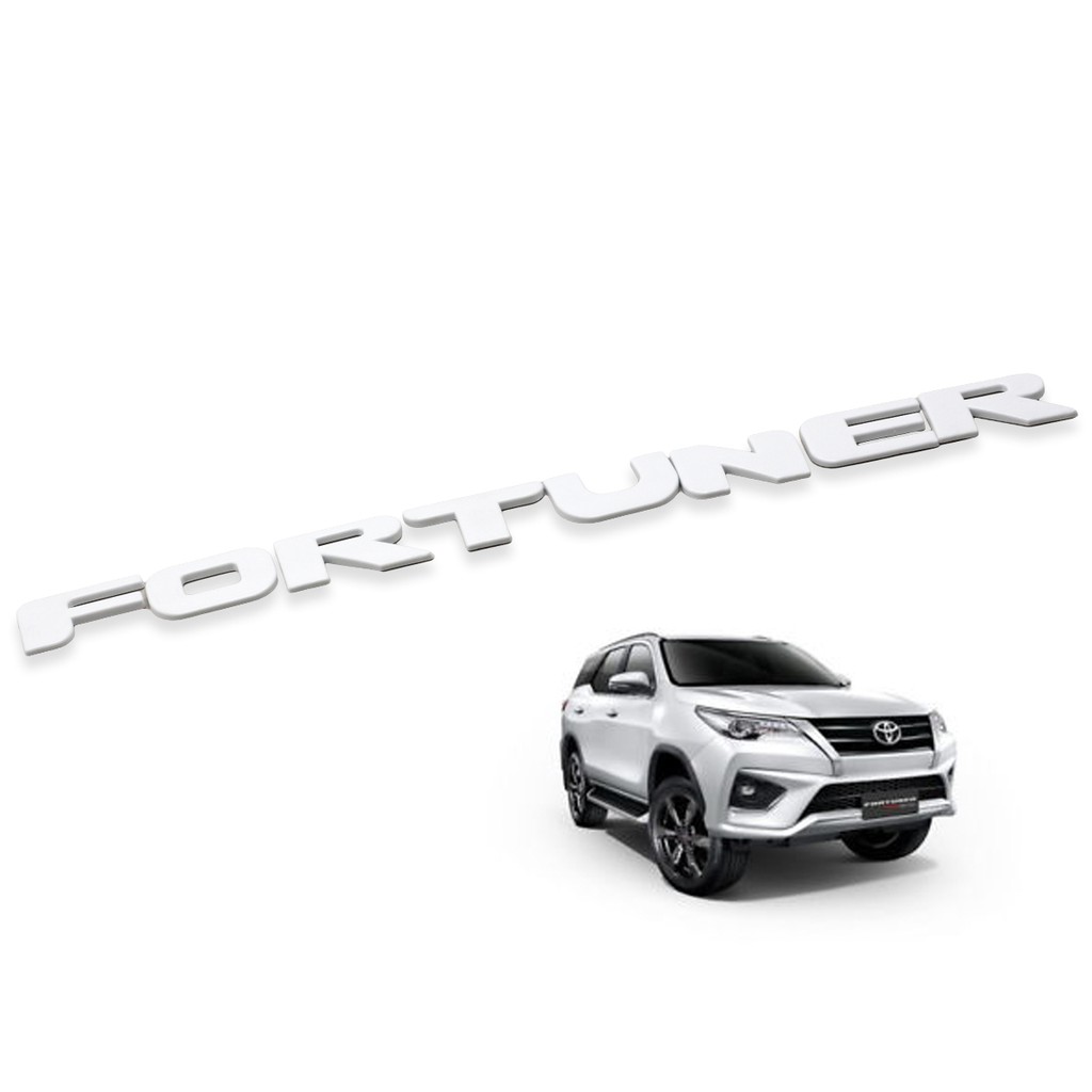 โลโก้แปะฝากระโปรงหน้า-fortuner-โตโยต้า-ฟอร์จูนเนอร์-สี-ขาว-fortuner-toyota-4-ประตู-ปี2016-2018