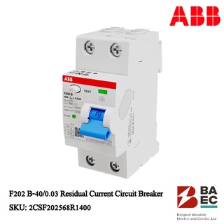 F202 B-40/0.03 Residual Current Circuit Breaker