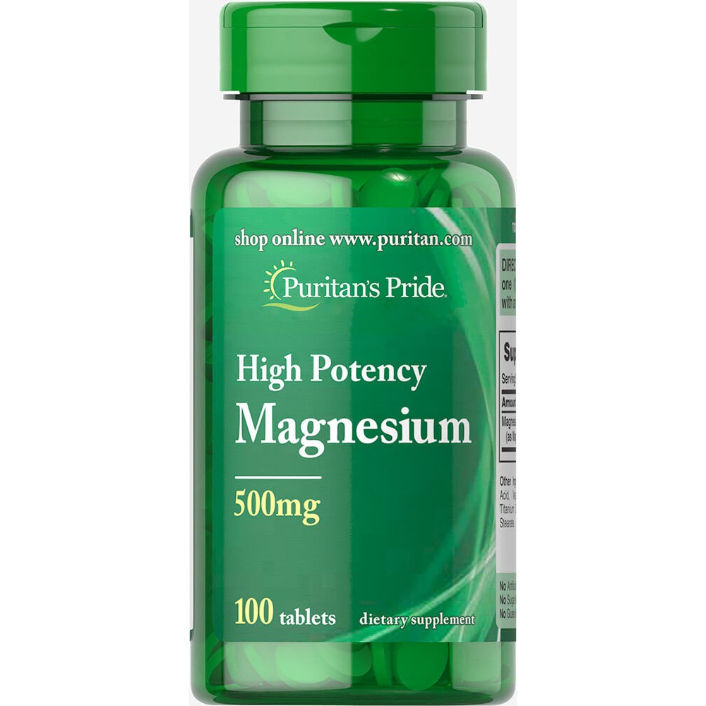 Magnesium 500 mg 100 เม็ด | Shopee Thailand