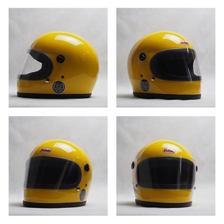 หมวกกันน๊อควินเทจLEGO - Yellow colors with black trim : สีเหลือง ขอบยางดำ (PRO.)