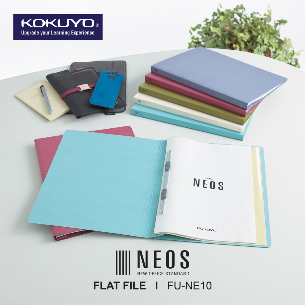 KOKUYO FU-NE10 NEOS FLAT FILE A4 - 15MM (150 แผ่น) | Shopee Thailand