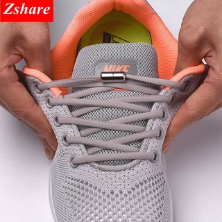 ภาพหน้าปกสินค้า1 Pair Kids Adult Unisex Flat Elastic Lock Laces Special Creative Shoelaces For Sneakers, Elastic Semicircular Shoe Laces for Kids and Adults, Shoelace for Sneakers, Metal Clasp Shoelaces ที่เกี่ยวข้อง