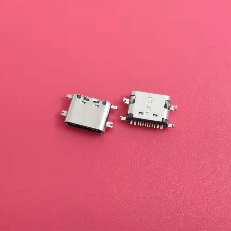 10 Connettori USB 3.1 Type-C Femmina SMT 16 Pin 90 Gradi - Porta Di Ricarica SMD