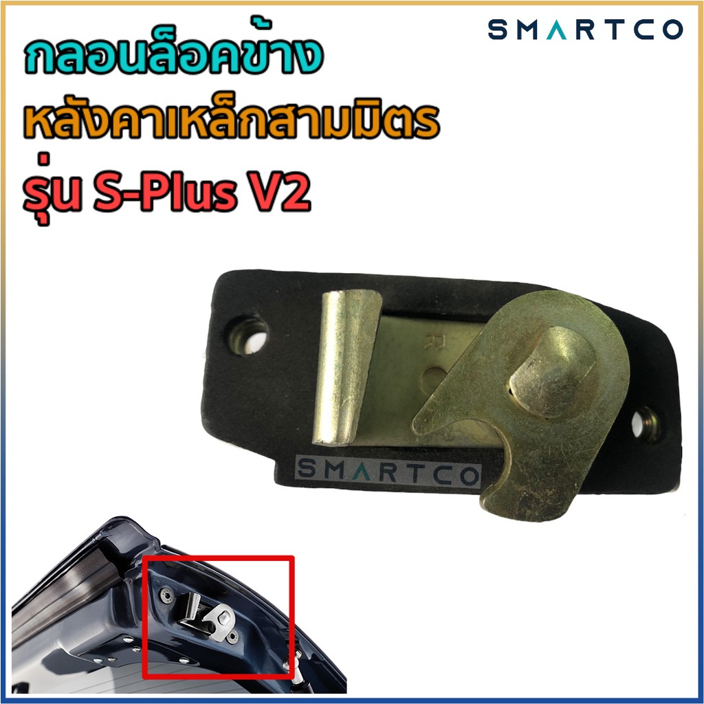 กลอนล็อคข้างหลังคาเเหล็กสามมิตรรุ่น-s-plus-v2