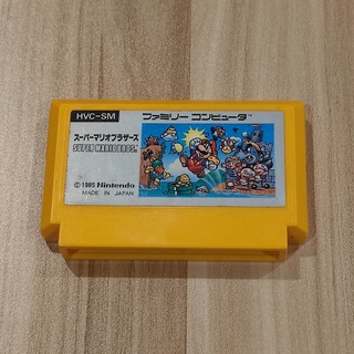 สินค้า ตลับเกม มาริโอ้ 1  super mario bros แท้ จาก ญี่ปุ่น ใช้เล่นกับเครื่อง Famicom / Family Computer / FC / NES