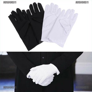 [AOSUOAS] ถุงมือผ้าฝ้าย สีขาว 1 คู่
