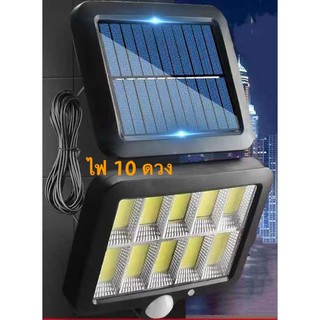 ภาพขนาดย่อของภาพหน้าปกสินค้าโคมไฟ Black ไฟ 10 ดวงไฟ 12 ดวง LED พลังงานแสงอาทิตย์กันน้ำสำหรับตกแต่งสวน Solar wall light จากร้าน caiyanjie บน Shopee
