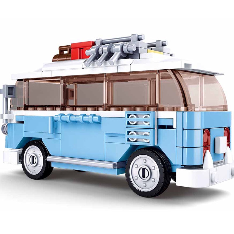 227pcs-sluban-0707-van-bus-building-blocks-city-car-series-minifigure-bricks-children-toys-compatible-with-ingly