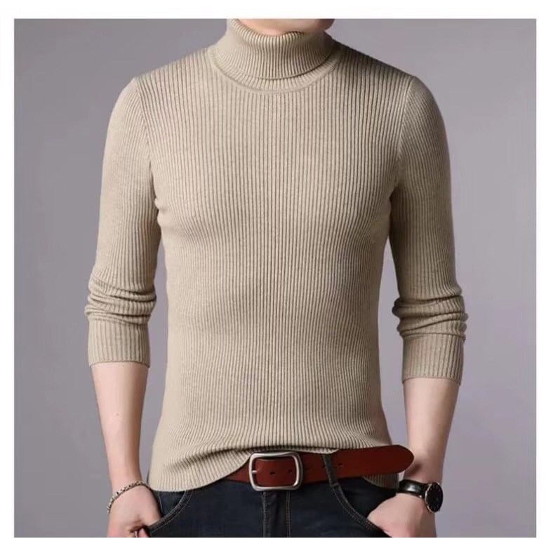 hot-พร้อมส่ง-หนา-นุ่ม-กันหนาวดี-เสื้อไหมพรมคอเต่าแขนยาว
