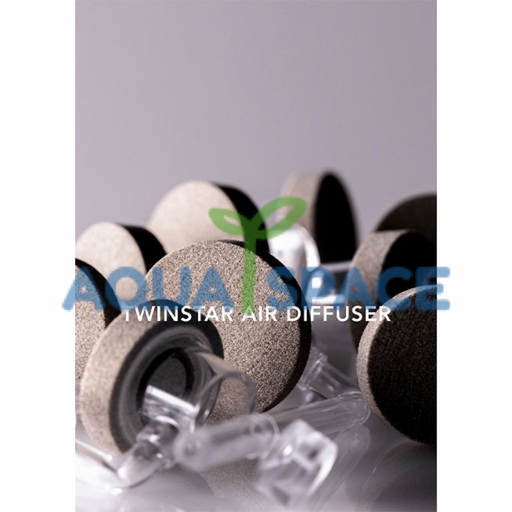 twinstar-o2-air-diffuserหัวออคซิเจนทวินสตาร์-ฟองละเอียด-ออคซิเจนละลายกับน้ำได้ดี-ไม่มีฟองอากาศกระเด็น