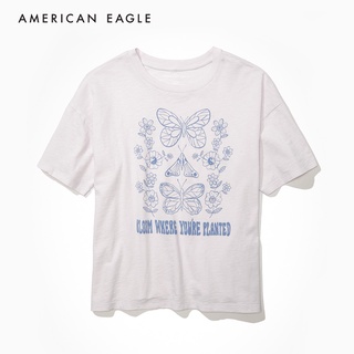 American Eagle Pastel Santa Monica T-Shirt เสื้อยืด ผู้หญิง กราฟฟิค (EWTS 037-8108-500)