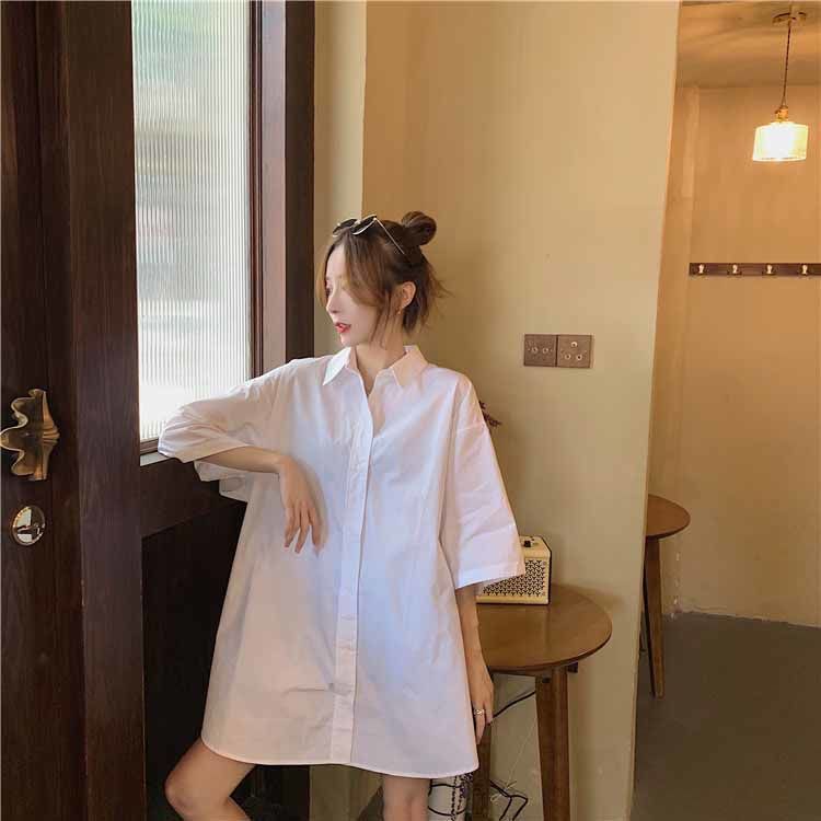 shirt-มินิเดรสเชิ้ตโอเวอร์ไซส์