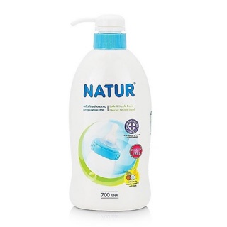 Naturน้ำยาล้างขวดนมเนเจอร์หัวปั๊ม700มล.