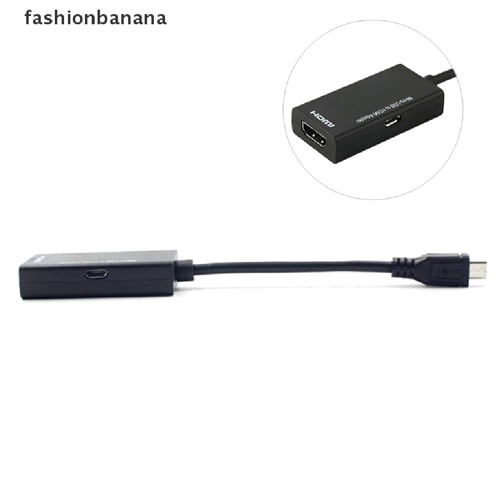 fashionbanana-สายเคเบิลอะแดปเตอร์-micro-usb-2-0-เป็น-hdmi-hdtv-tv-hd-สําหรับโทรศัพท์มือถือ-samsung-lg-s7