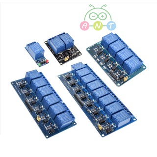 Relay 1-2-4-6-8 Ch Relay Module Low Level Trigger (Coil 5/12/24 VDC) รีเลย์โมดูล for Arduino