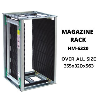 ESD Magazine Rack อุปกรณ์จัดเก็บแผ่นควบคุมวงจร  ขนาด 355x320x563