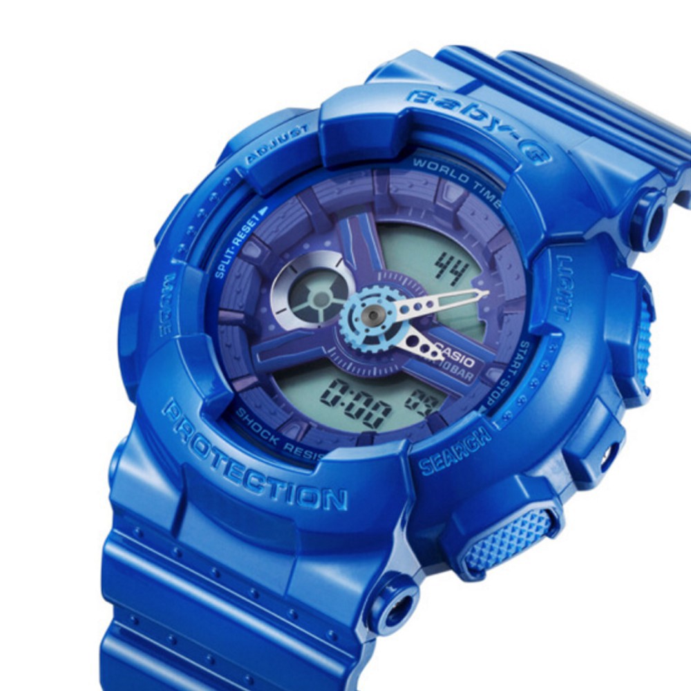 ขายด่วน-ต้นฉบับ-casio-baby-g-ba110-สีฟ้าสาวนาฬิกาข้อมือผู้หญิงกีฬานาฬิกา