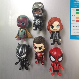 แม่เหล็กติดตู้เย็น Marvel Avengers Iron Man Spiderman Thor Magnet Decoration