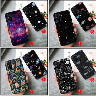 เคสโทรศัพท์ซิลิโคน TPU แบบนิ่ม ลายอวกาศกาแล็กซี่ สีดํา สําหรับ Realme 6i 6 Pro Realme 7 Pro 7i