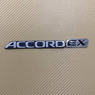 โลโก้* ACCORD EX ( ตัว EX แยก )  สีชุบโครเมี่ยม