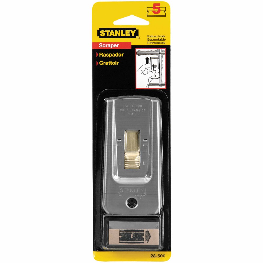 Stanley # 28-500 มีดขูดสี แบบยึดหดได้ ( Retractable Razor Blade Scraper ...