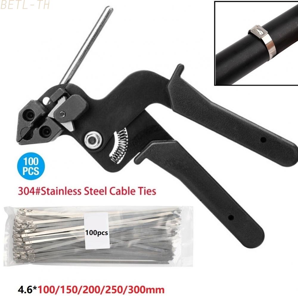 Stainless Cable Tie Fastening Strap Cutter Tool Automatic Zip Wrap ...