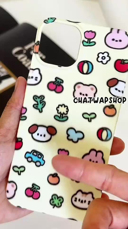 พร้อมส่งในไทย-เคสโทรศัพท์-เคส-เคสมือถือ-เคส-pc-เคสหมีส้ม-pc-076