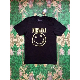 ผ้าฝ้าย 100%🎸NIRVANA  เสื้อวง Nirvana สินค้านำเข้า ลิขสิทธิ์แท้S-3XL