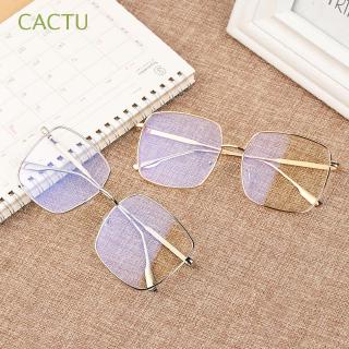 cactu แว่นตาทรงสี่เหลี่ยมขนาดใหญ่สไตล์วินเทจ