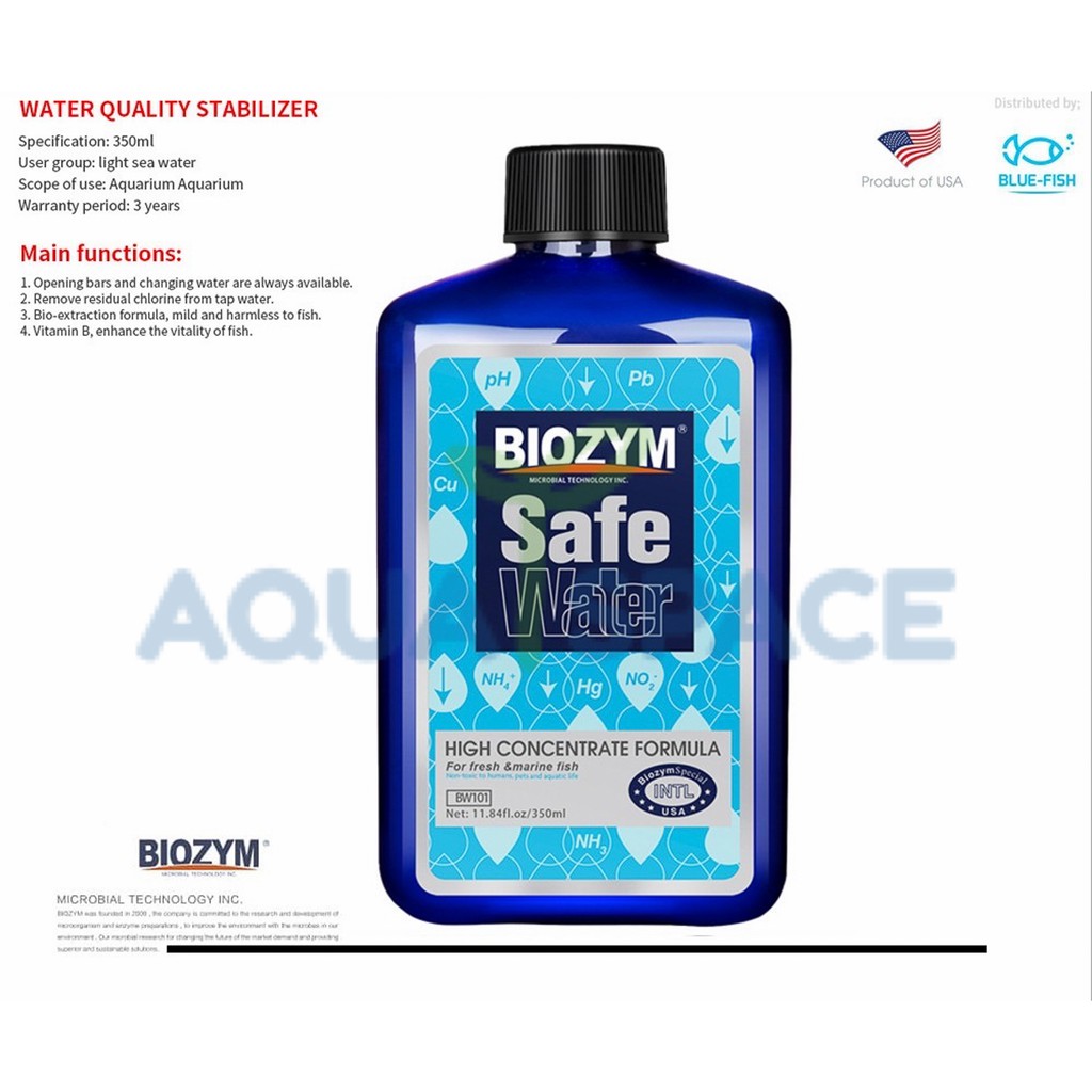 biozym-safe-water-ปรับสภาพน้ำ-350ml-น้ำยาปรับสภาพน้ำ-น้ำยาตู้ปลา-ใช้ได้ทั้งตู้ปลาน้ำจื