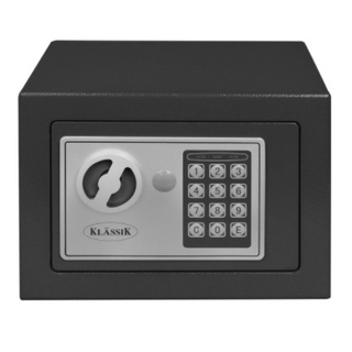 (ฟรีค่าส่ง) KLASSIK Digital Mini Safe Box แบบไม่เจาะรู รุ่น KS0943  สีเทา