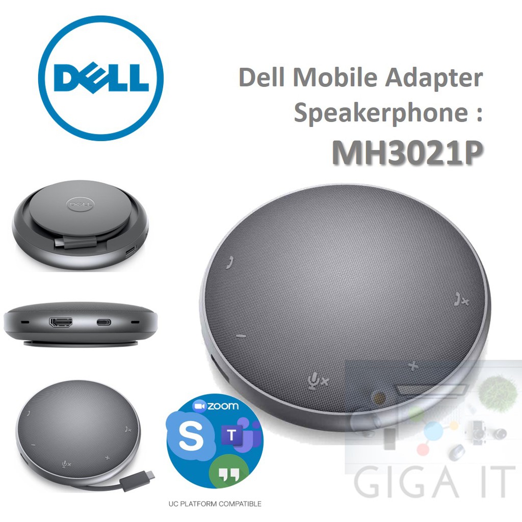 Dell Mobile Adapter Speakerphone รุ่น MH3021P USBC adapter w