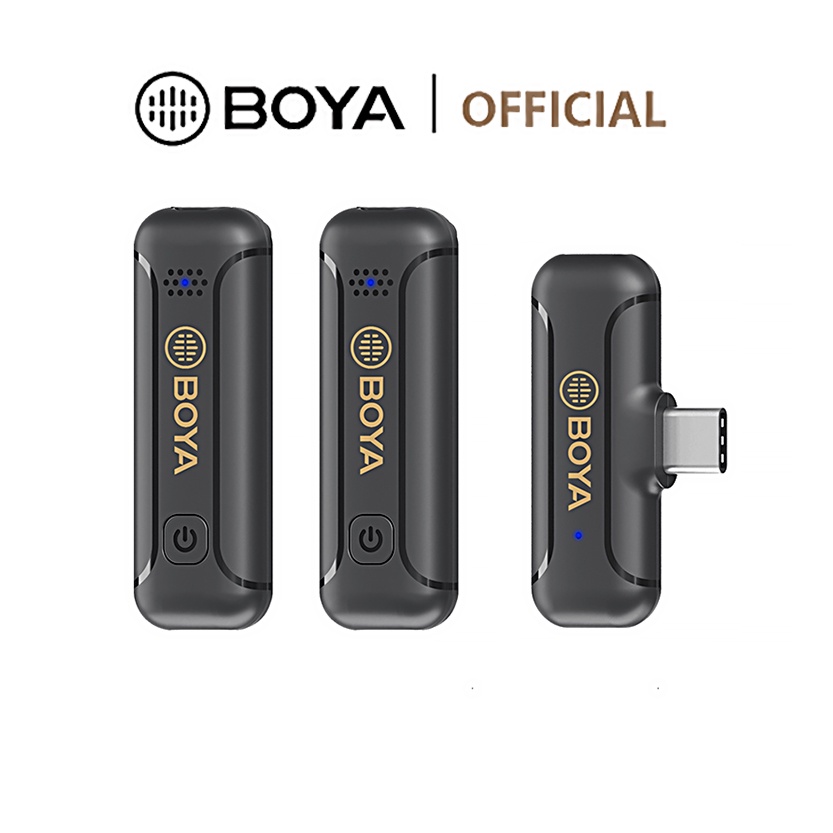 boya-by-wm3t2-d-u-wireless-microphone-noise-cancellation-mini-lapel-mic-for-smartphones-laptop-tablet-charged-while-using