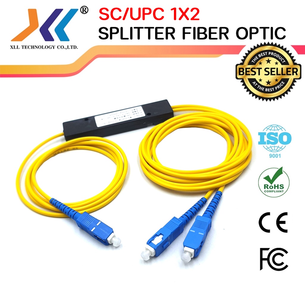 ตัวแยกไฟเบอร์ออฟติกsplitter-fiber-optic-sc-upc-1x2-sc75