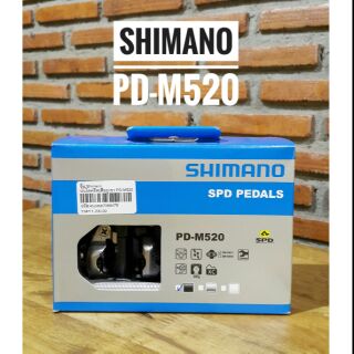 บันไดเสือภูเขา #SHIMANO PD-M520 พร้อมคลีท