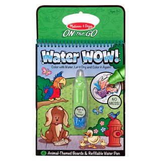 Artwork PAINT-WITH-WATER COLORING BOOK SET MELISSA&DOUG ANIMAL Stationary equipment Home use งานศิลปะ ชุดระบายสีด้วยน้ำร