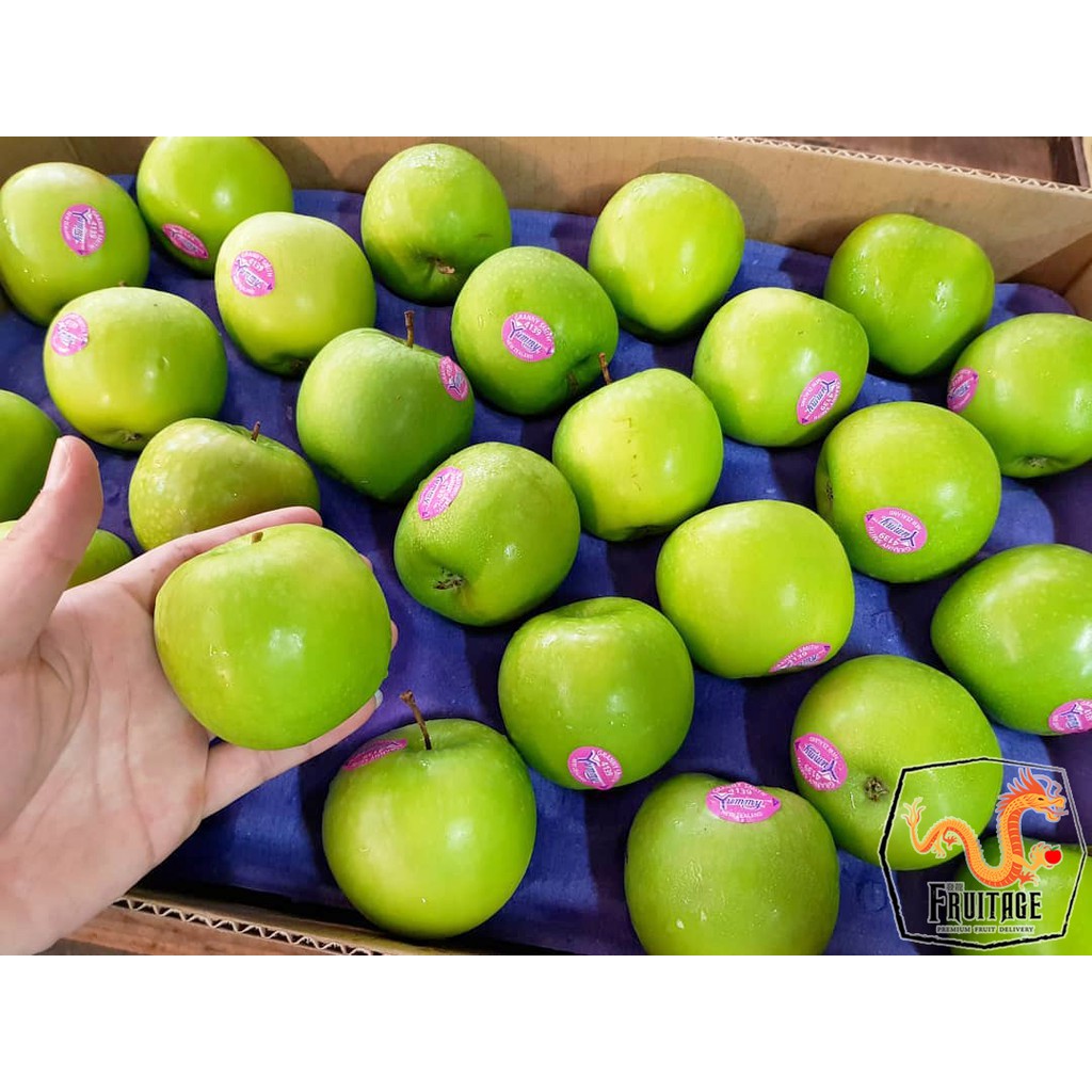 ภาพสินค้าแอปเปิ้ลเขียว (6ลูก) ( FRANCE / USA / NZL ) ~ลดพิเศษ~ Green Apple กรอบ อร่อย  ผลไม้ต่างประเทศ ผลไม้นำเข้า แอปเปิ้ลสด จากร้าน fruitage บน Shopee ภาพที่ 1