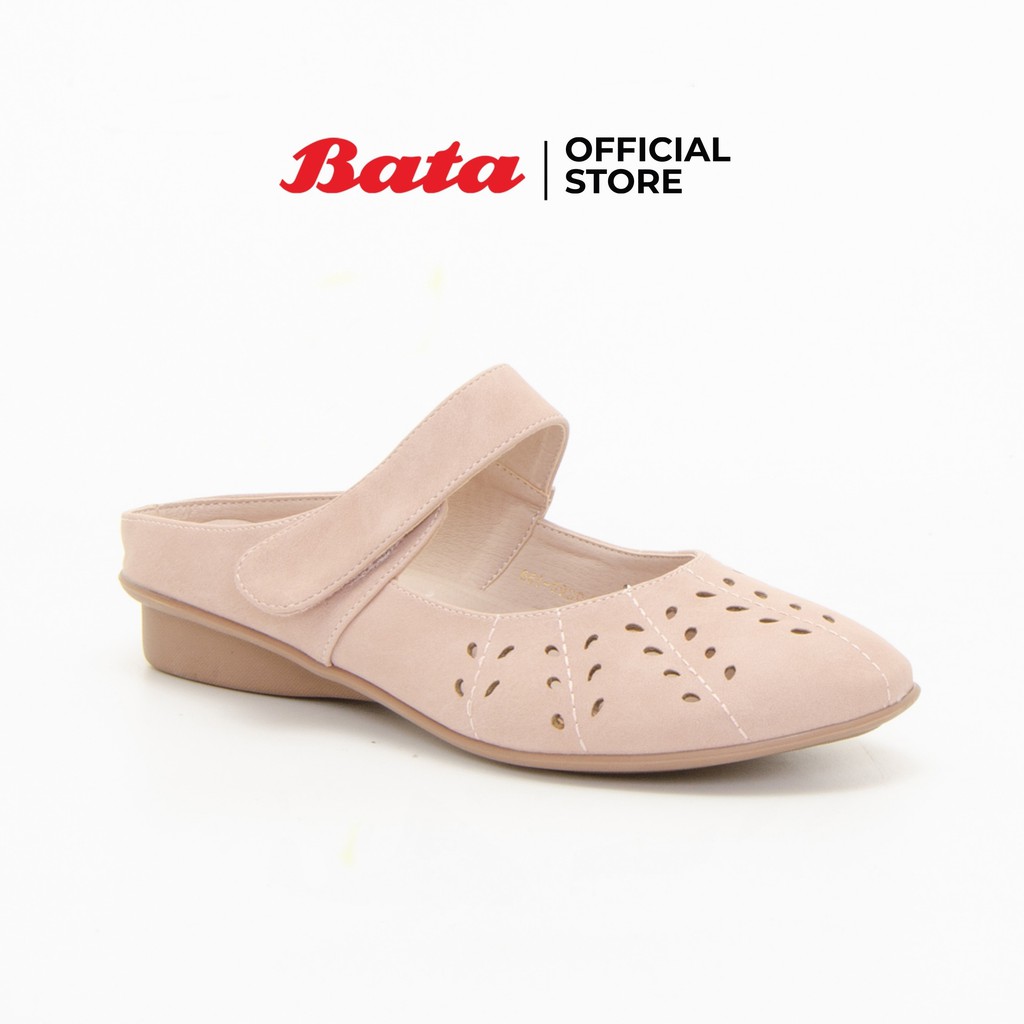 ภาพหน้าปกสินค้าBata Women's Mules Flats รองเท้าส้นแบนสำหรับผู้หญิง รุ่น Bon สีชมพู 6615930