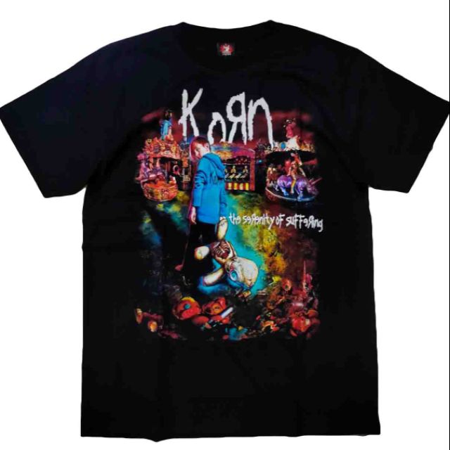 เสื้อวง KORN / the serenity of suffering | Shopee Thailand