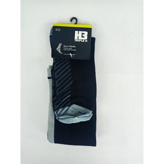 ถุงเท้ายาว-กันลื่น H3 รุ่น SPORT SOCKS