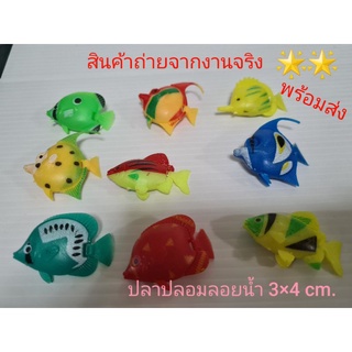 ภาพหน้าปกสินค้าปลาปลอม ลอยน้ำ 3×4 cm. ตกแต่งตู้ปลาสวยงาม สินค้าถ่ายจากงานจริง  พร้อมส่ง ไม่ต้องรอนาน ซึ่งคุณอาจชอบราคาและรีวิวของสินค้านี้